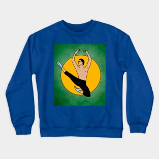 Dancing Ballerina Ballet Figures Crewneck Sweatshirt